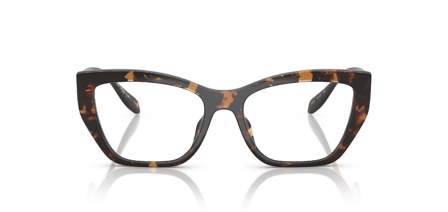 Lunettes de vue Michael Kors Rectangle 0MK4149U Havana pour Femme