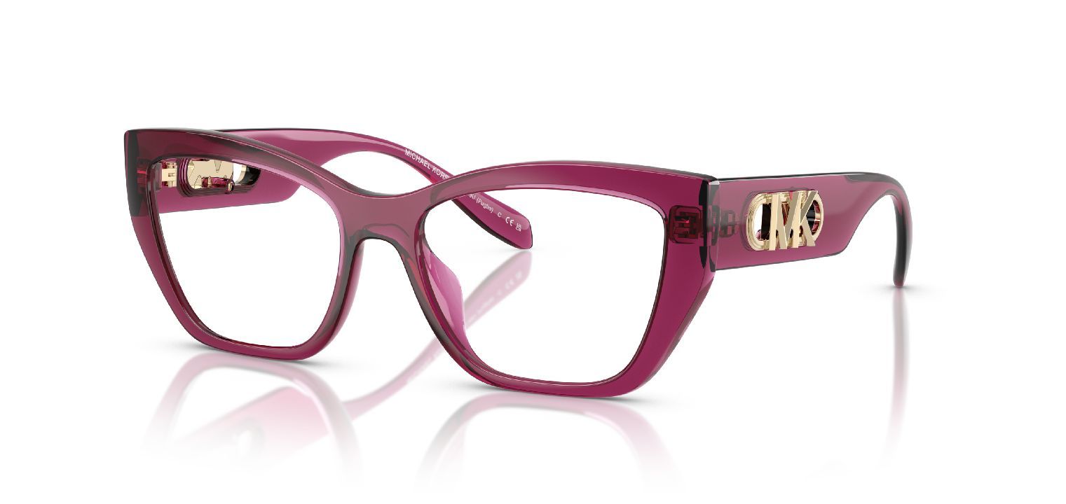 Michael Kors Rechteckig Brillen 0MK4149U Transparent für Damen