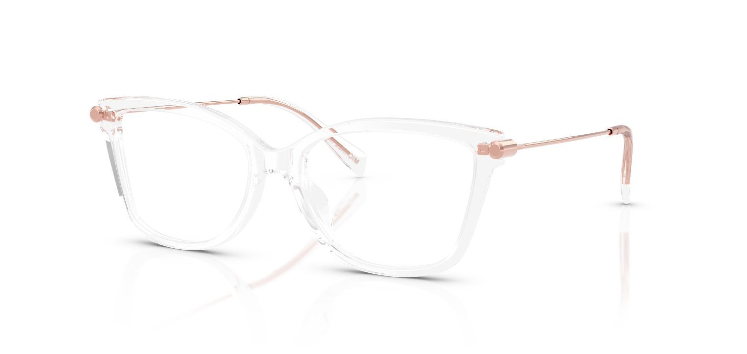 Lunettes de vue Michael Kors Rectangle 0MK4150U Transparent pour Femme