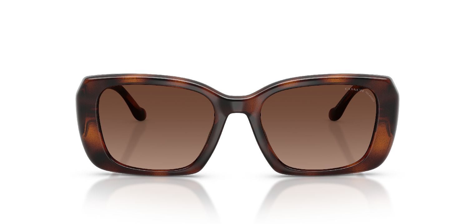 Coach Quadratisch Sonnenbrillen 0HC8435U Schildpatt für Damen