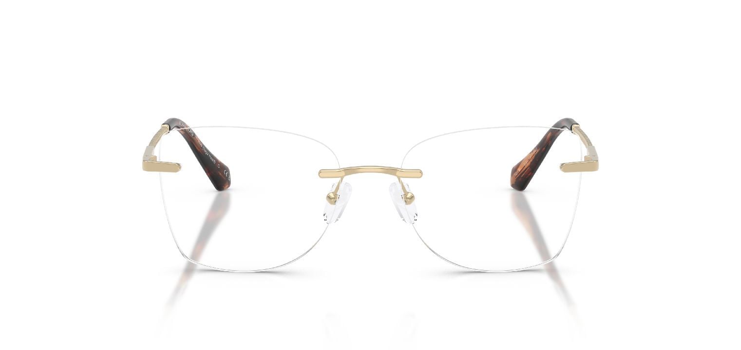 Lunettes de vue Michael Kors Carré 0MK3099 Doré pour Femme