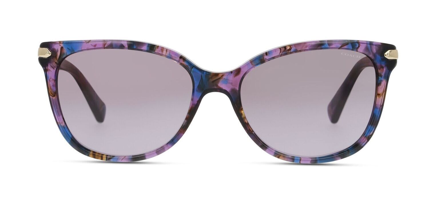 Lunettes de soleil Coach Papillon 0HC8132 Violet pour Femme