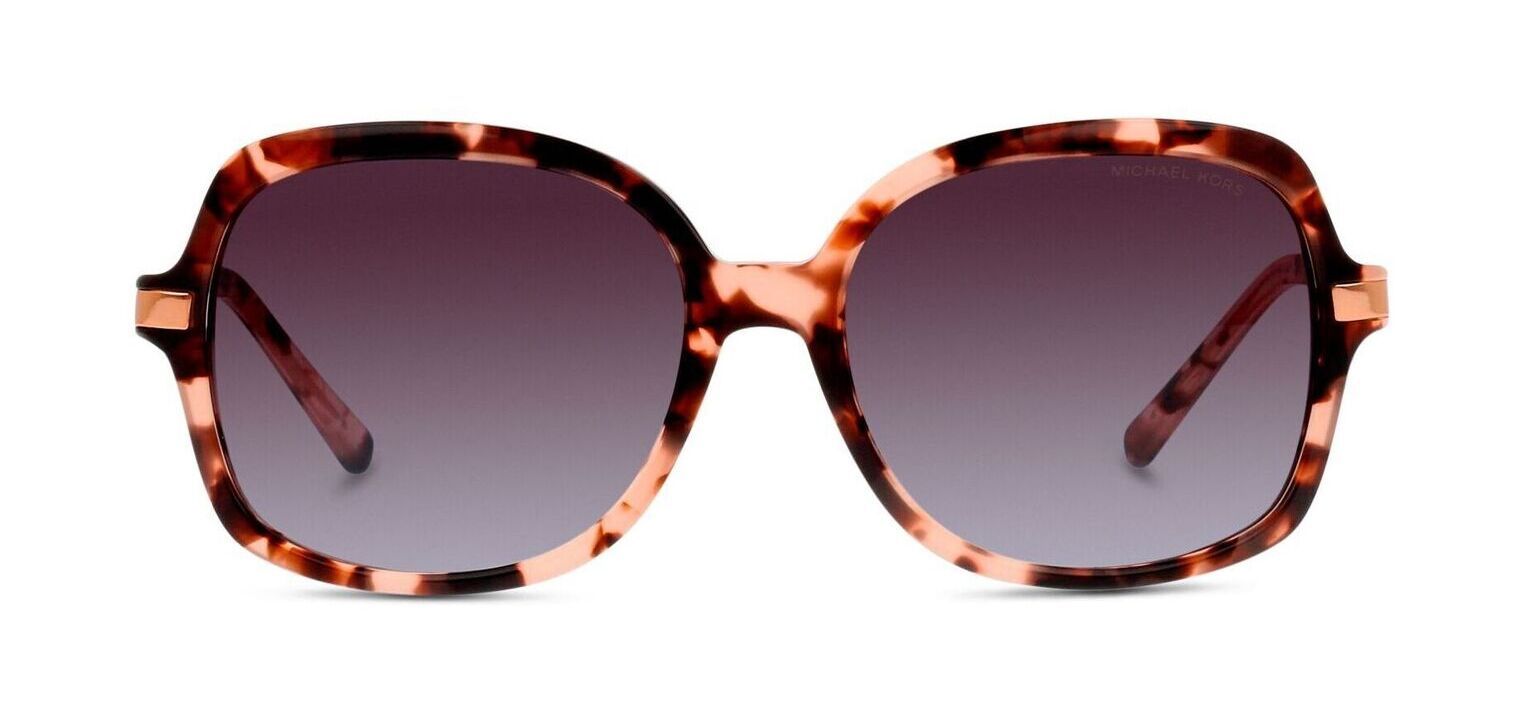 Lunettes de soleil Michael Kors Rectangle 0MK2024 Rose pour Femme