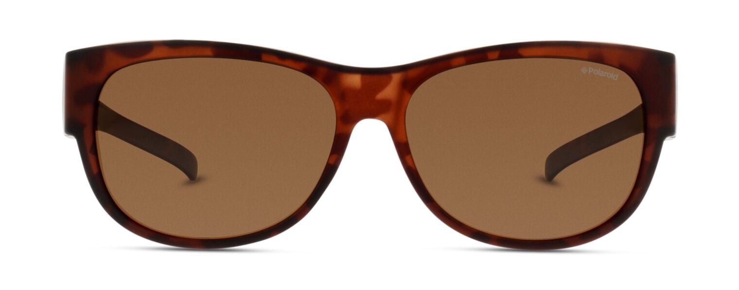 Lunettes de soleil Polaroid Rectangle PLD 9004/S Havana pour Homme-Femme
