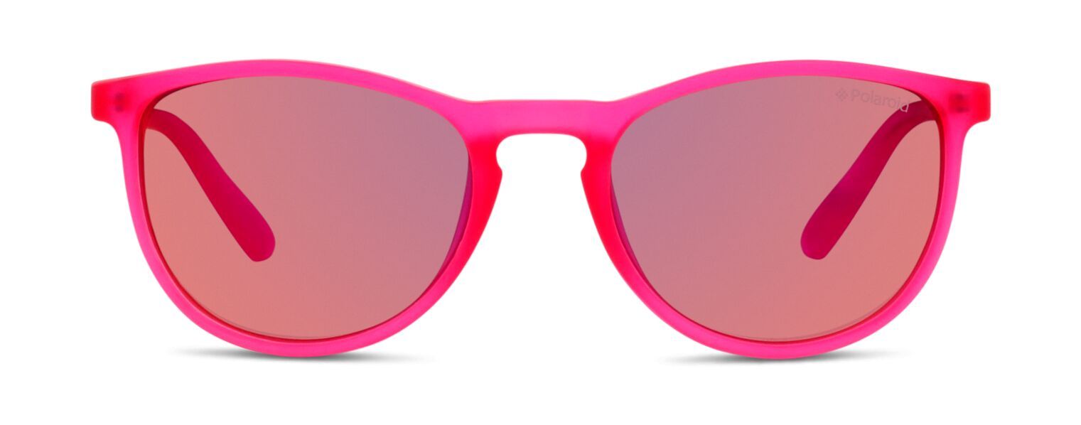 Polaroid Kids Rechteckig Sonnenbrillen PLD 8016/N Rosa für Kinder
