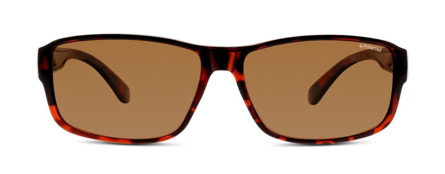 Lunettes de soleil Polaroid Rectangle P8406B Ecaille pour Femme