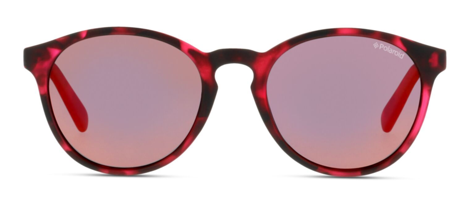 Lunettes de soleil Polaroid Kids Ovale PLD 8024/S Rose pour Enfant