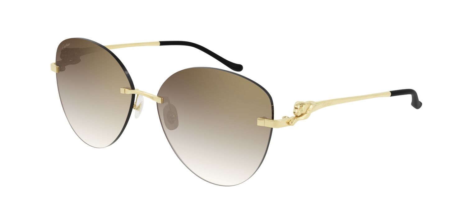 Cartier Cat Eye Sunglasses CT0269S Gold for Woman