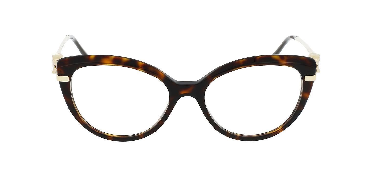 Cartier Cat Eye Eyeglasses CT0283O Havana for Woman Visilab