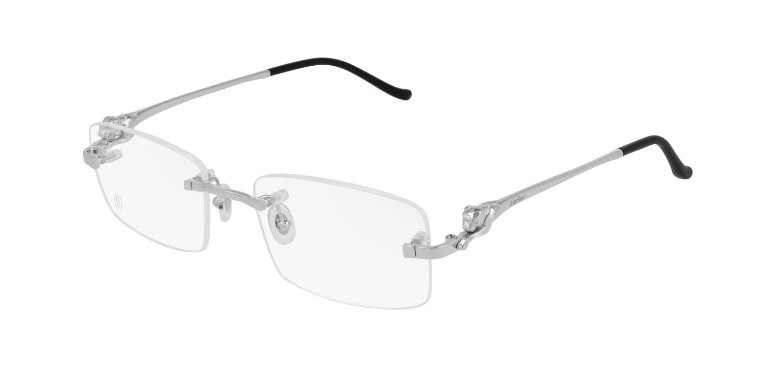 Cartier Rechteckig Brillen CT0281O Gold für Damen