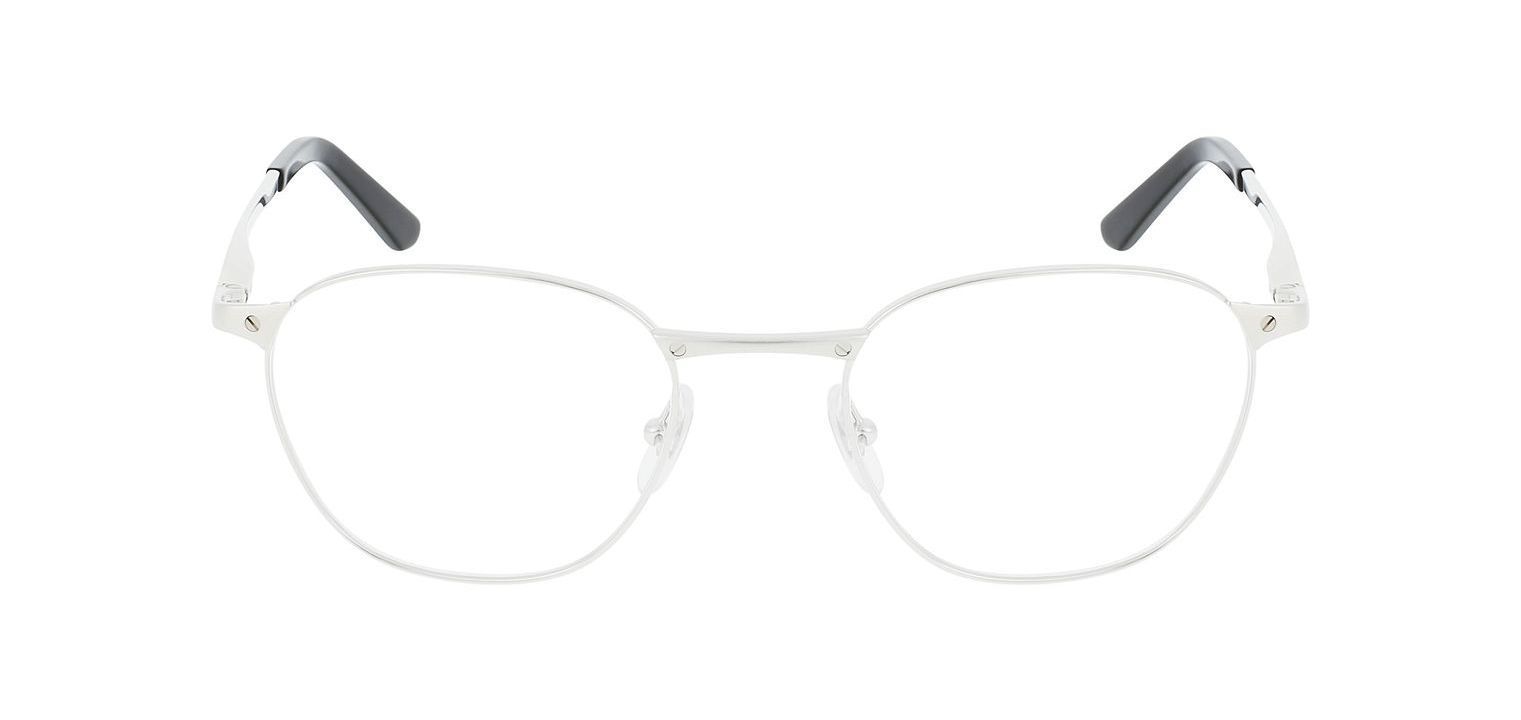 Cartier Rectangle Eyeglasses CT0337O Silver for Man
