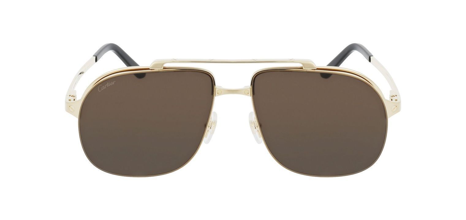 Lunettes de soleil Cartier Aviator CT0353S Dore pour Homme Visilab
