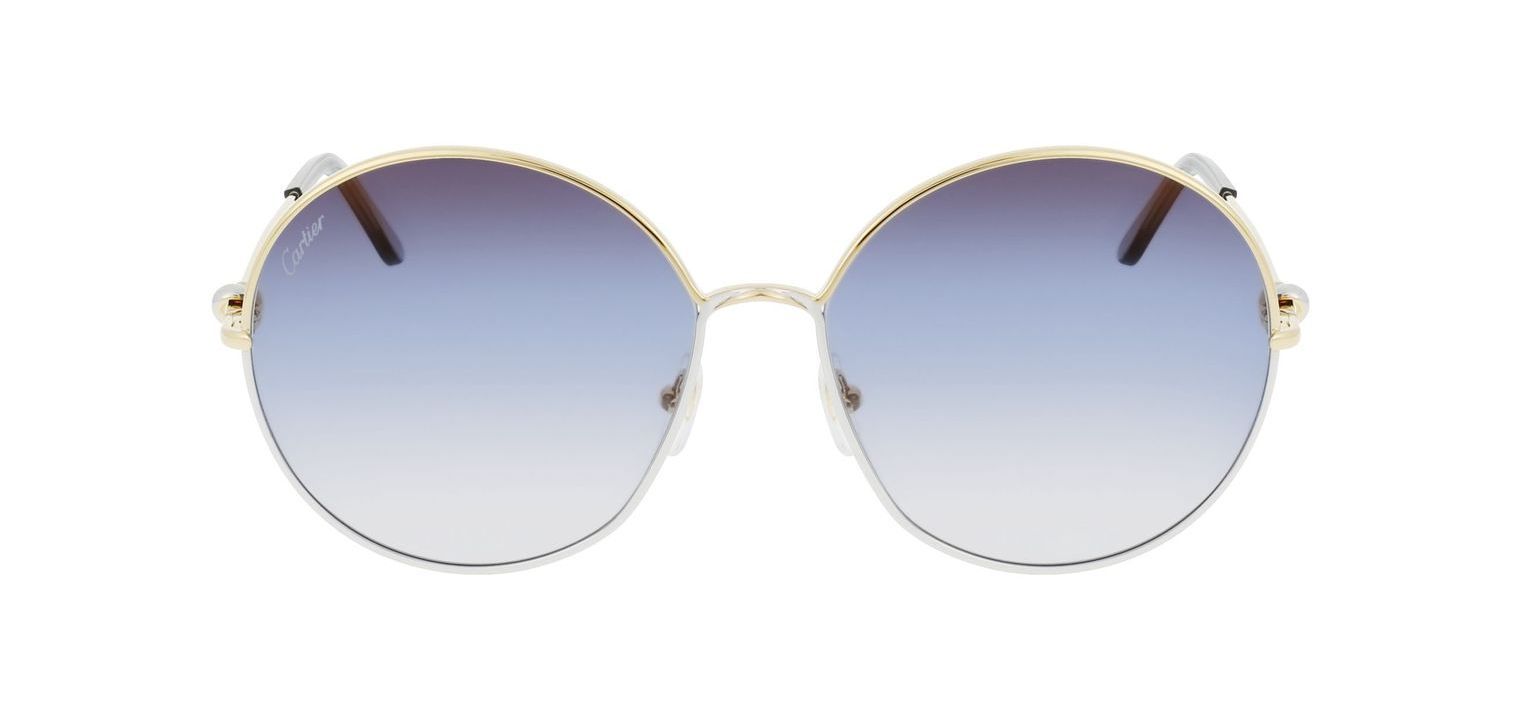 Cartier Round Sunglasses CT0360S Gold for Woman