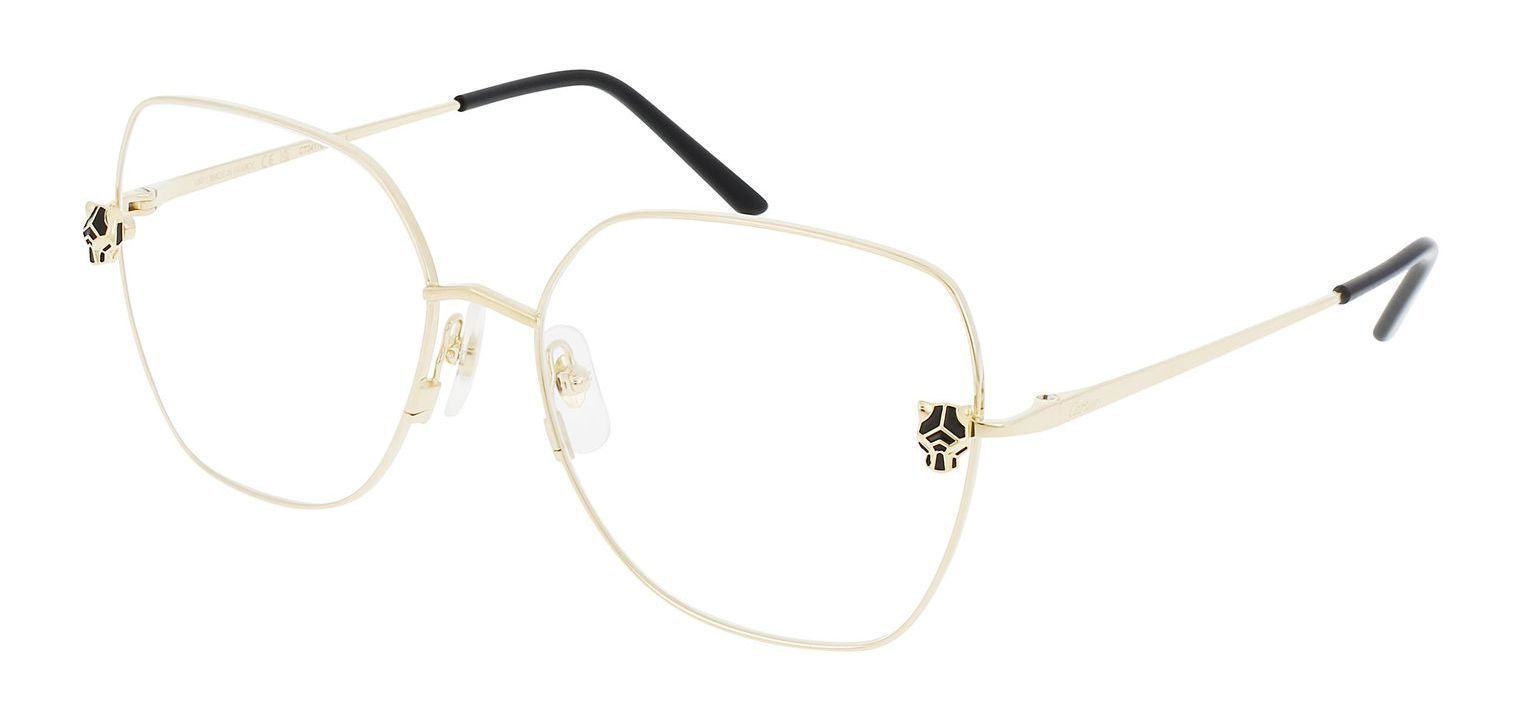 Cartier Fantasie Brillen CT0417O Gold für Damen