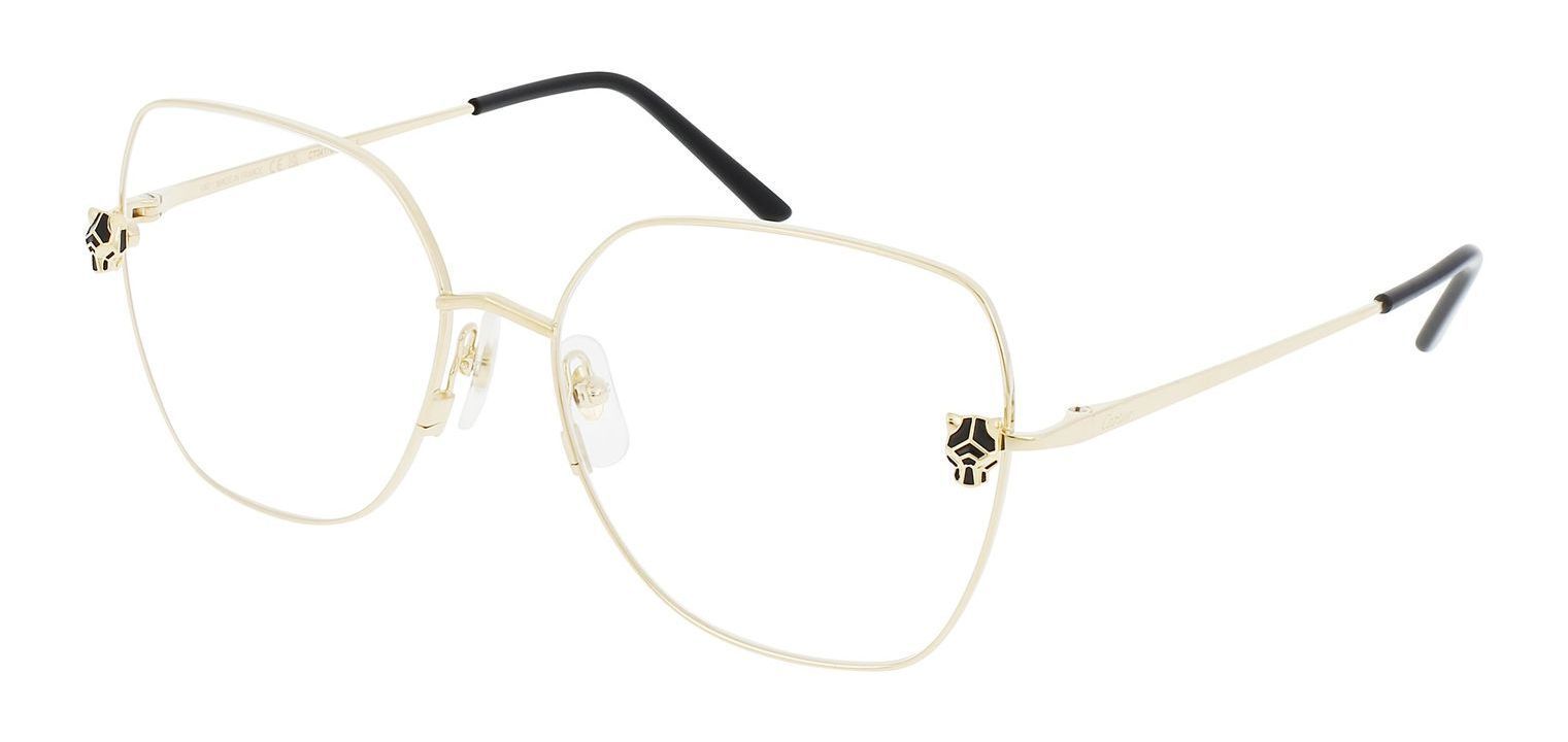 Lunettes de vue Cartier Fantaisie CT0417O Doré pour Femme