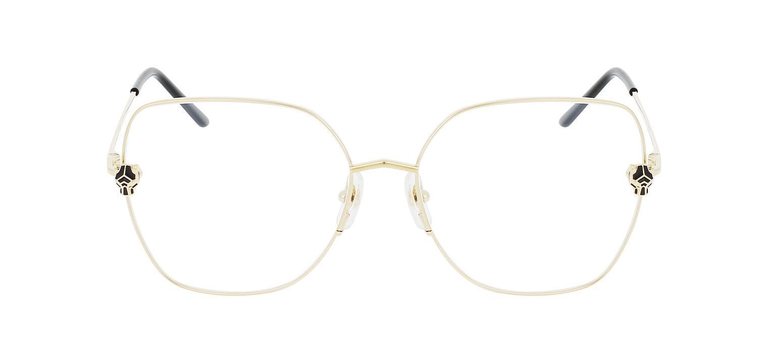Cartier Fantasie Brillen CT0417O Gold für Dame