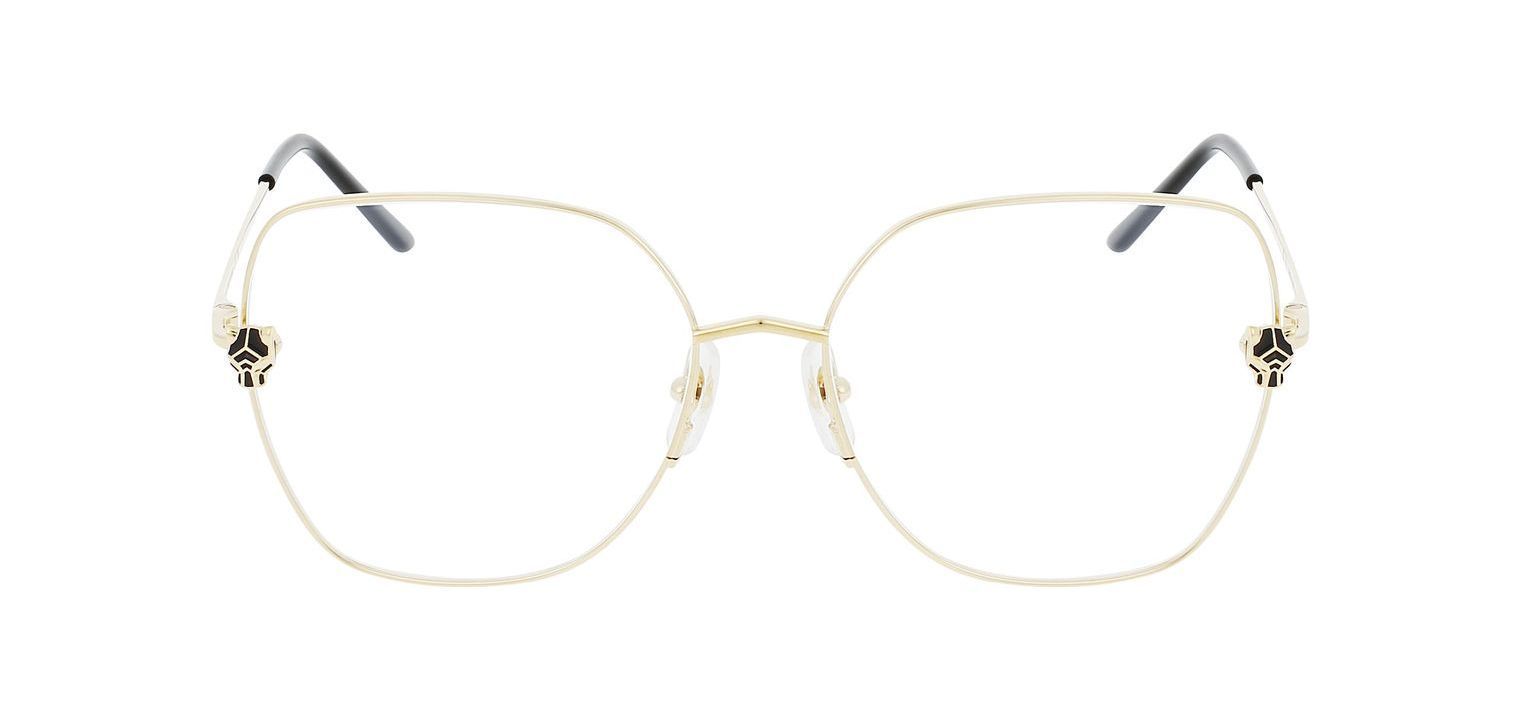 Lunettes de vue Cartier Fantaisie CT0417O Doré pour Femme