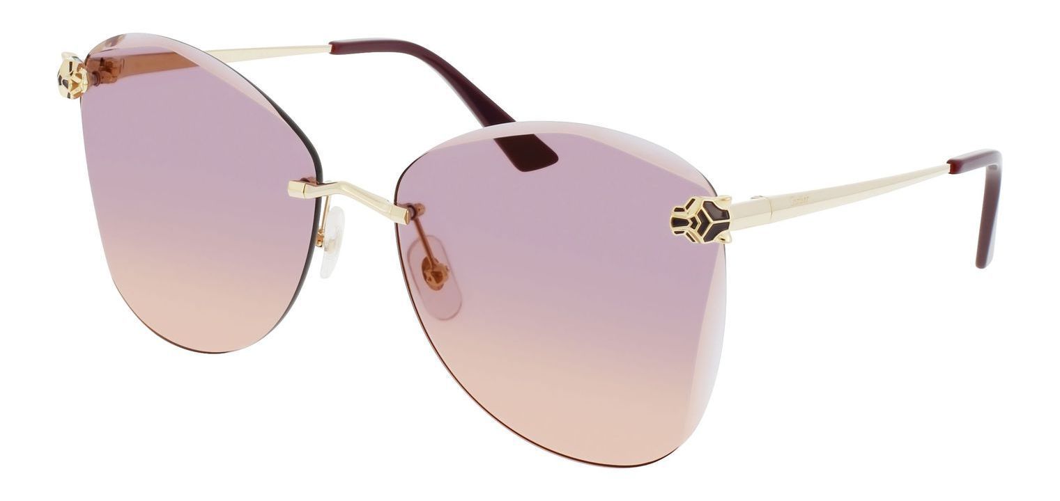 Cartier Fantasie Sonnenbrillen CT0398S Gold für Damen
