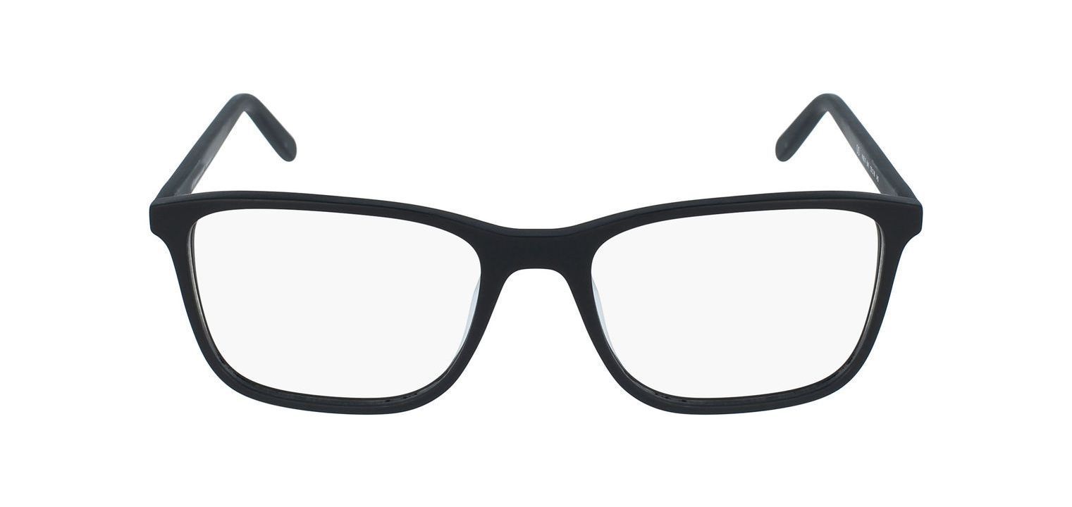 Lunettes de vue Nirvan Javan Rectangle NJE17 Noir mat pour Homme