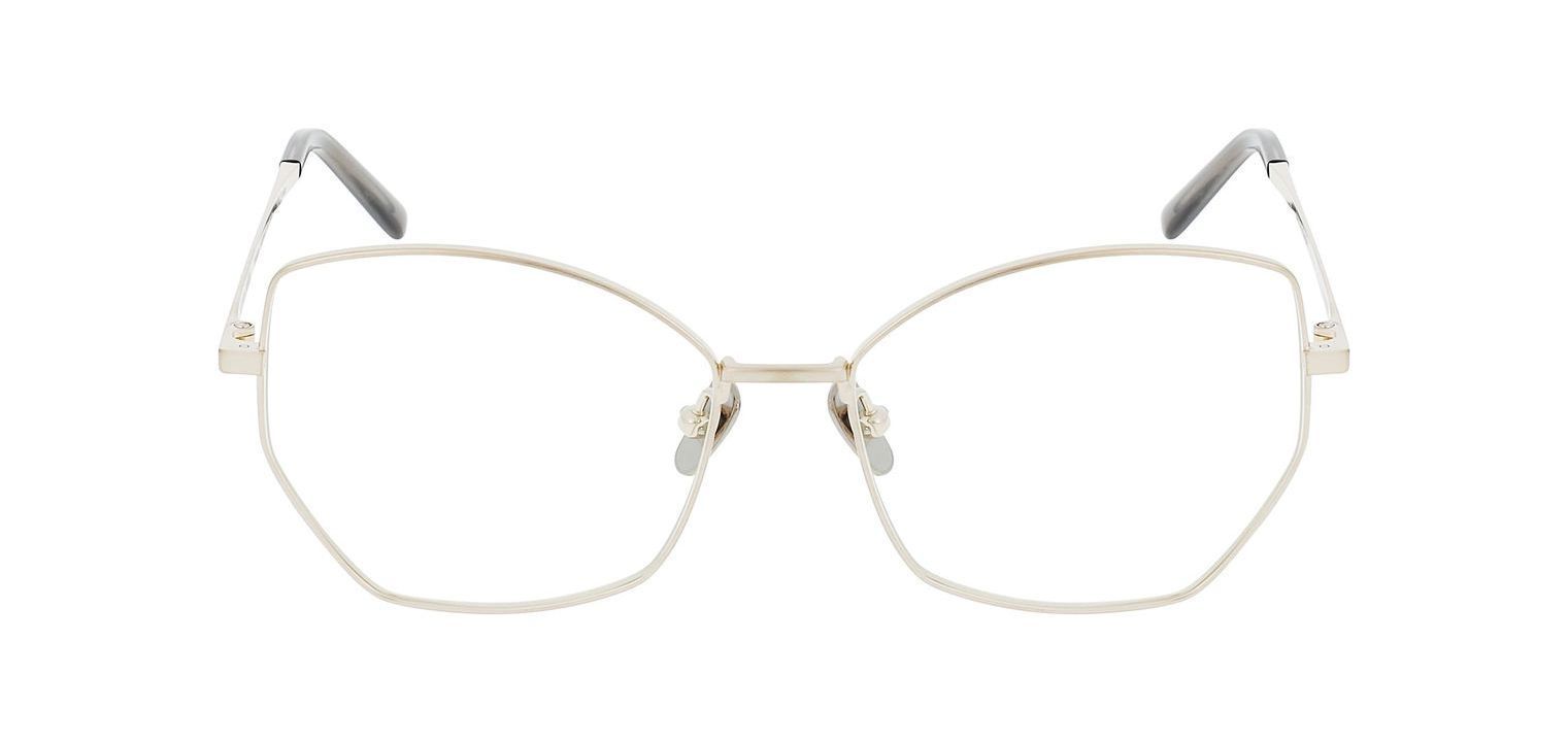 Nirvan Javan Cat Eye Eyeglasses TOKYO 03 Gold for Woman