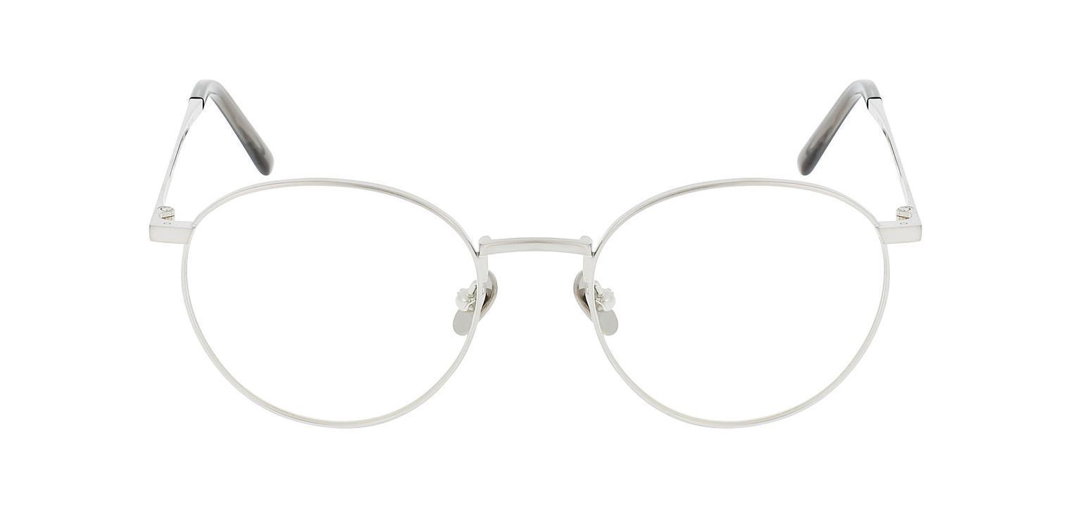 Nirvan Javan Round Eyeglasses TOKYO 04 Silver for Unisex