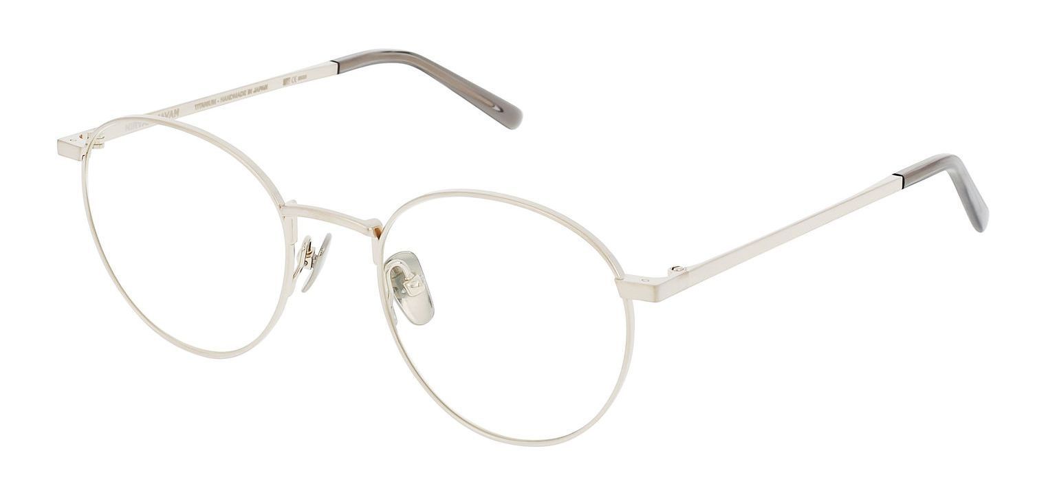 Lunettes de vue Nirvan Javan Ronde TOKYO 05 Doré pour Homme-Femme