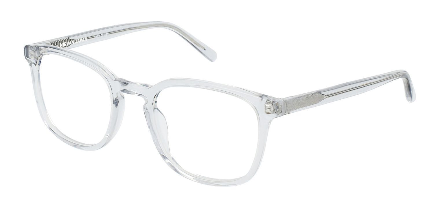 Nirvan Javan Rechteckig Brillen PARIS 06 Transparent für Herr-Dame