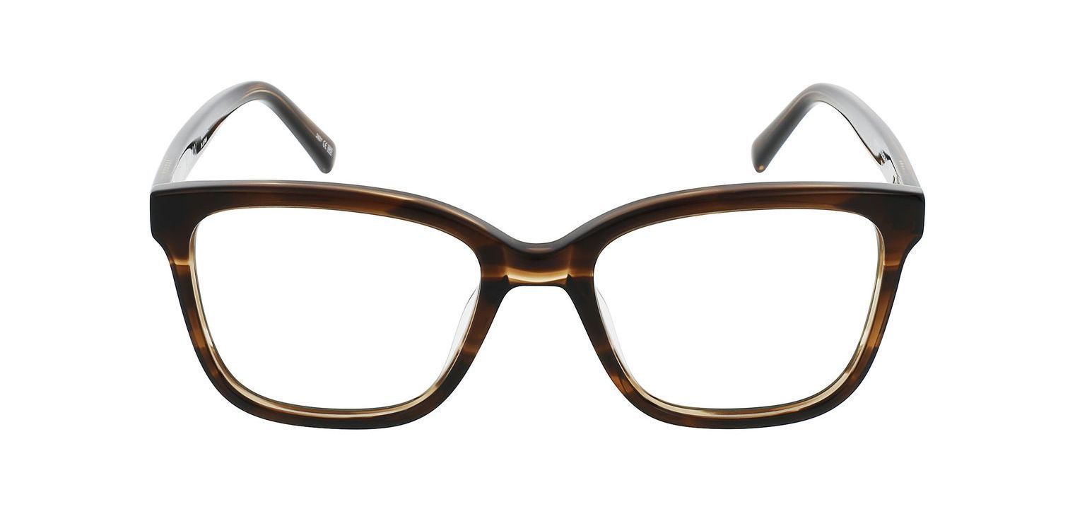 Nirvan Javan Rectangle Eyeglasses LONDON 08 Havana for Woman