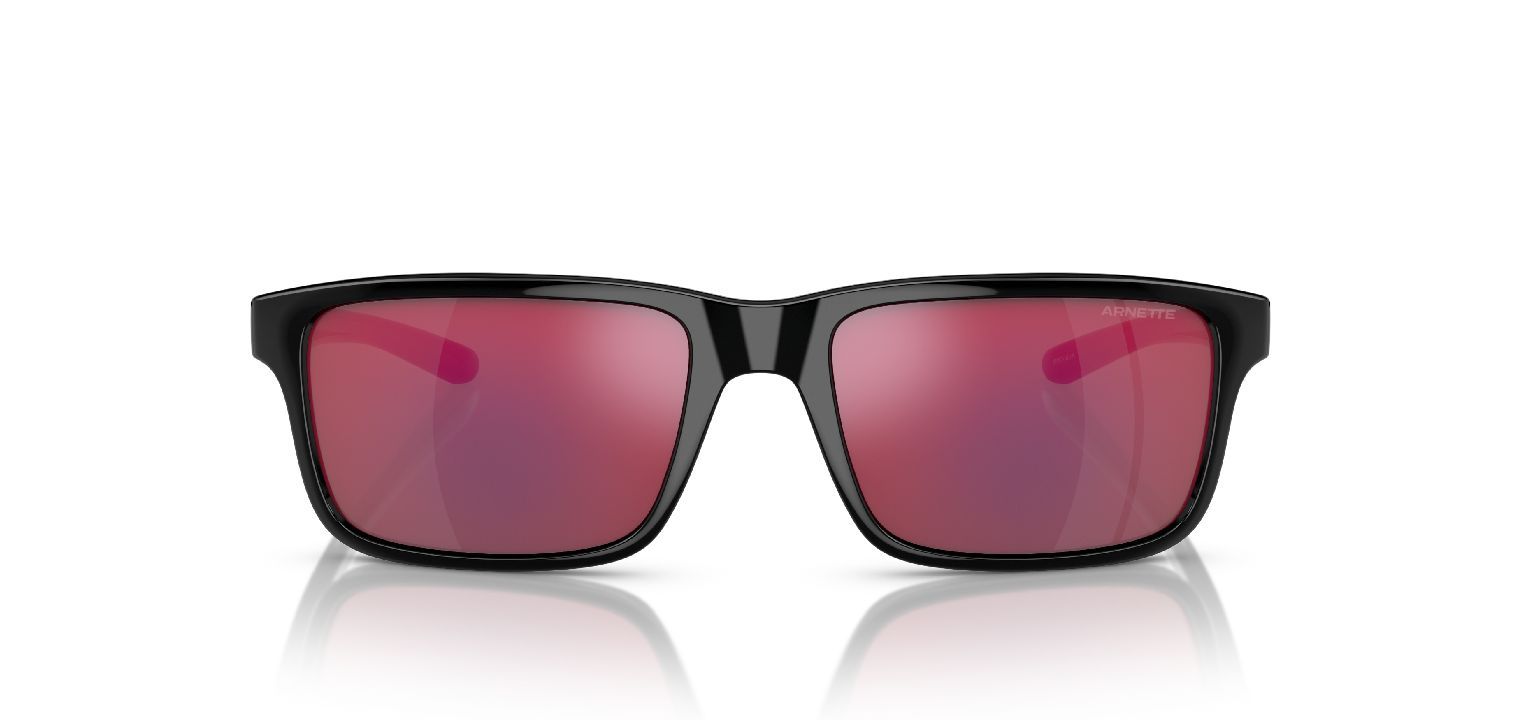 Arnette Rechteckig Sonnenbrillen 0AN4322 Schwarz für Herr-Dame