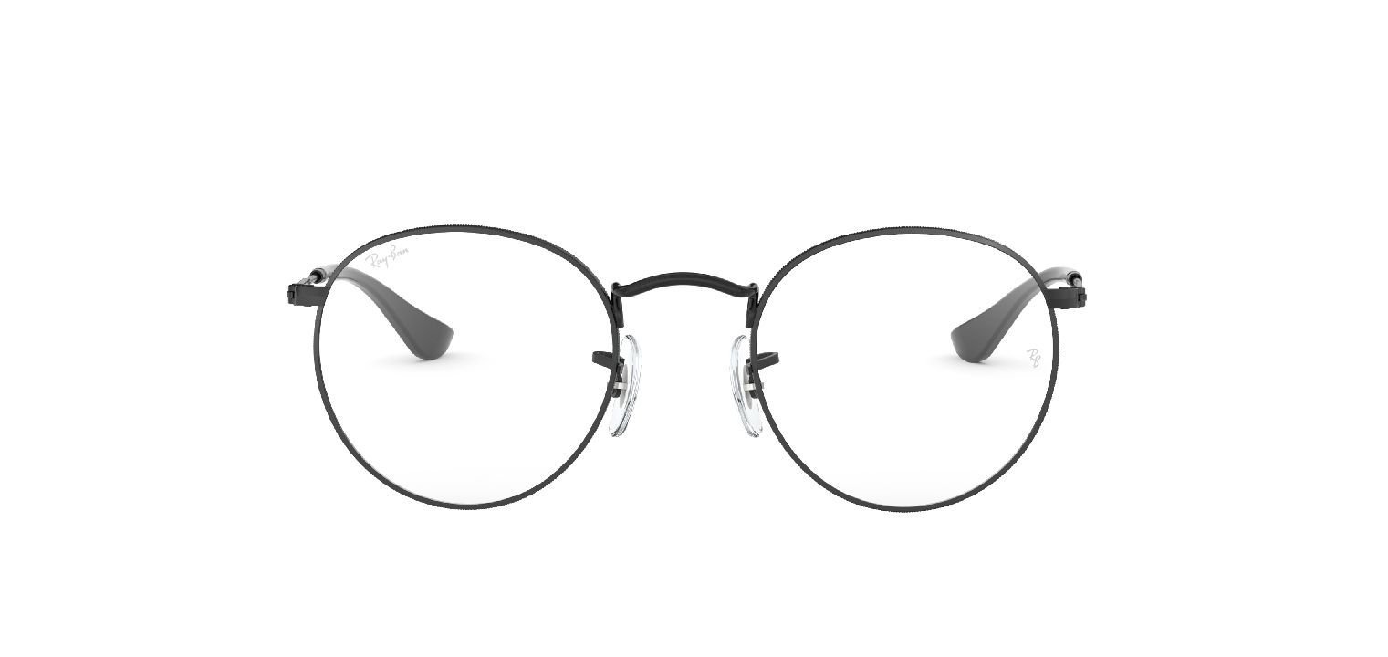 Ray-Ban Rund Brillen 0RX3447V Schwarz für Damen/Herren