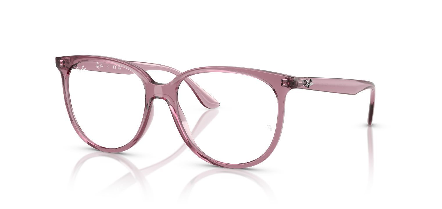 Ray-Ban Oval Brillen 0RX4378V Violett für Damen