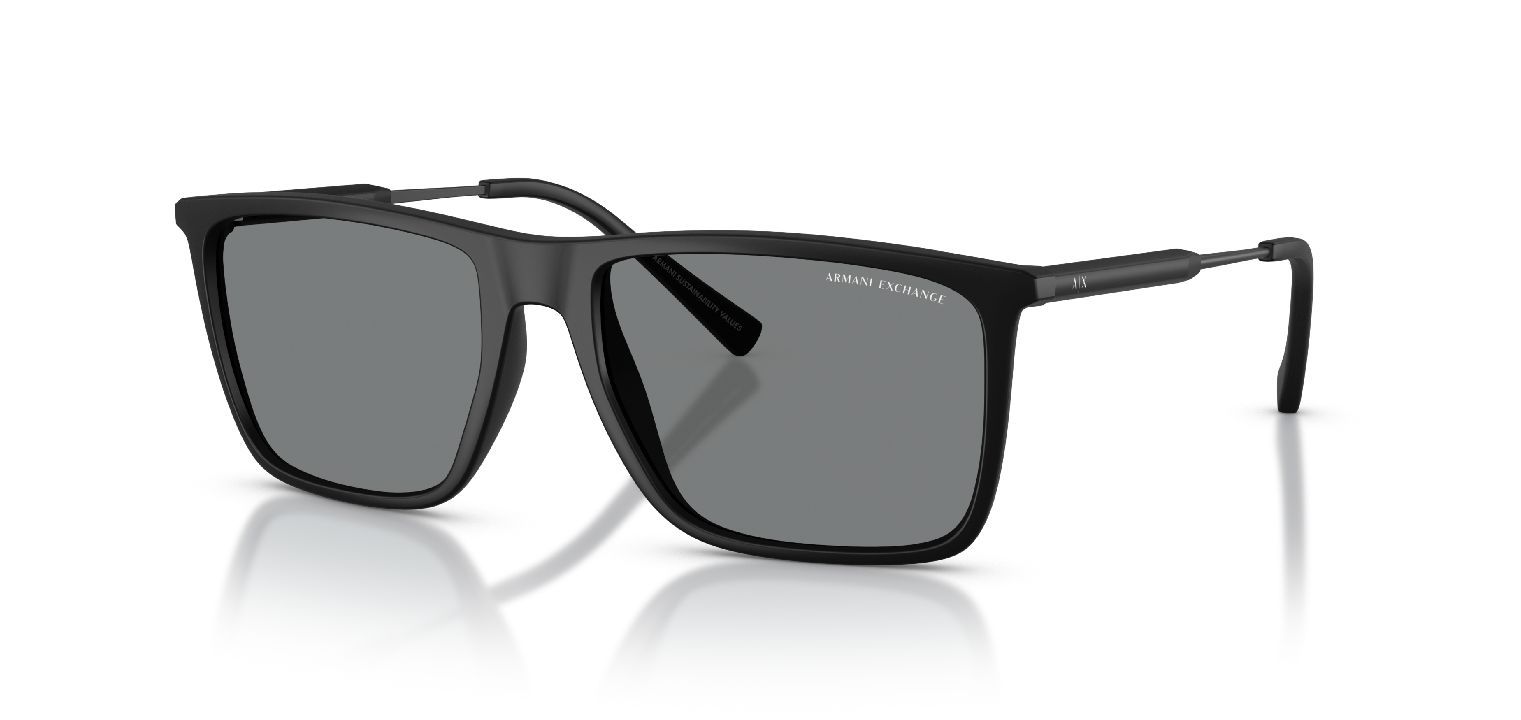 Armani Exchange Carré Sunglasses 0AX4160S Black for Man