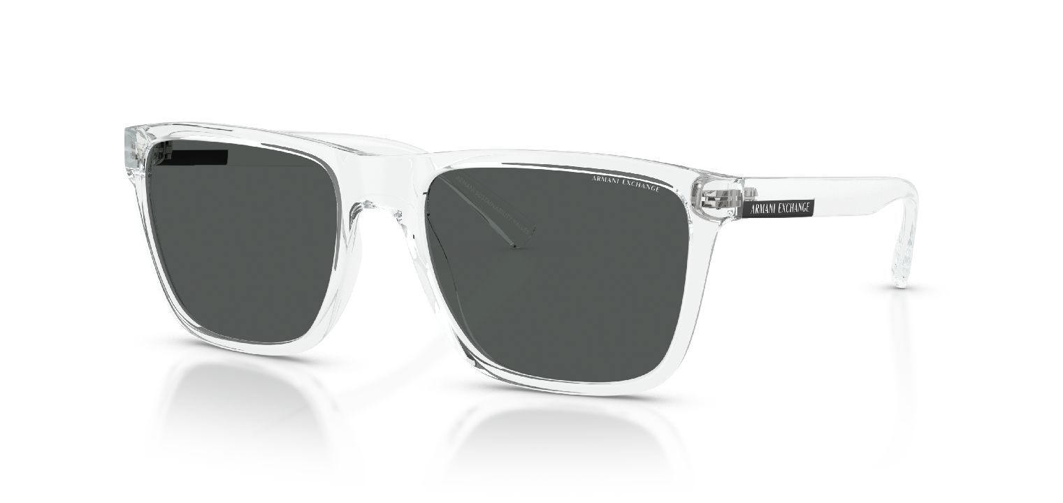 Lunettes de soleil Armani Exchange Carré 0AX4080S Transparent pour Homme