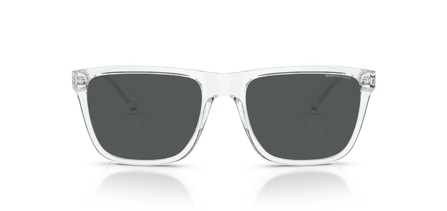 Lunettes de soleil Armani Exchange Carré 0AX4080S Transparent pour Homme