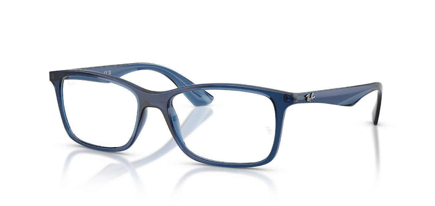 Lunettes de vue Ray-Ban Carré 0RX7047 Bleu pour Homme-Femme