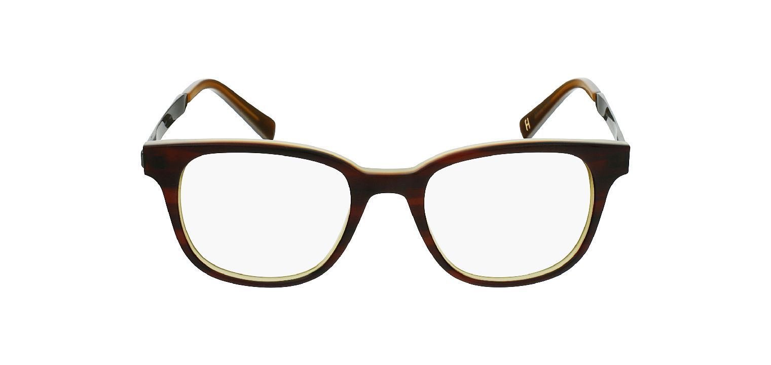 Lunettes de vue Fhone Ovale Oscar Marron pour Homme