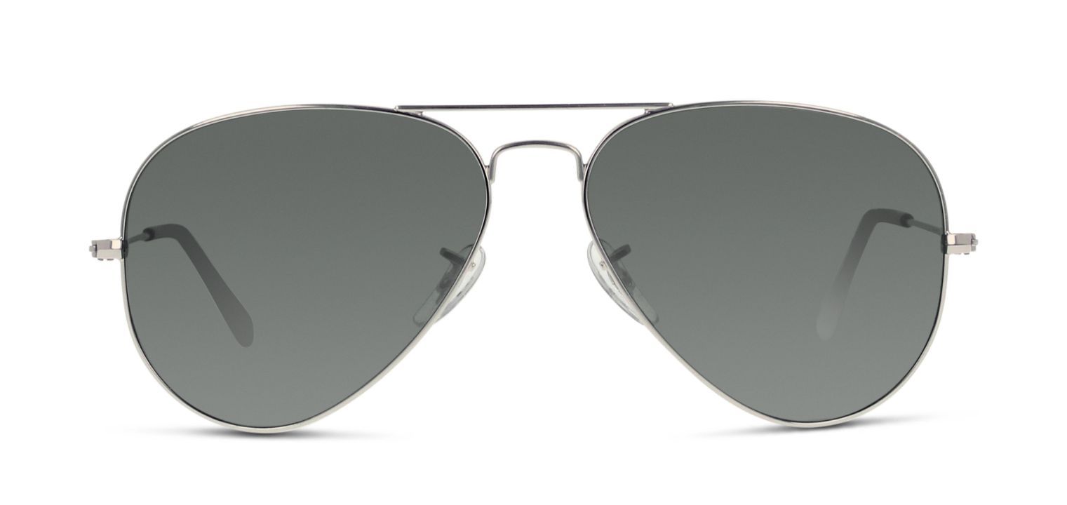 Lunettes de soleil Ray-Ban Aviator 0RB3025 Argenté pour Homme-Femme