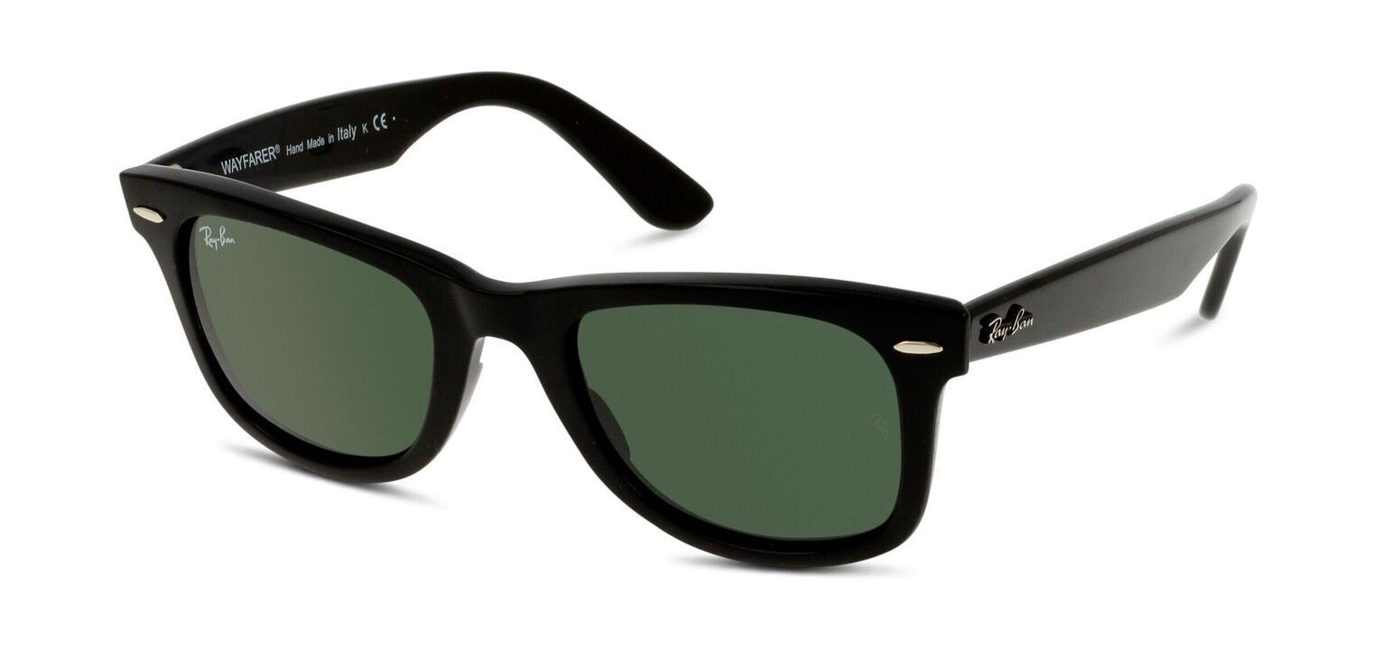 Lunettes de soleil Ray-Ban Wayfarer RB2140 Noir pour Homme-Femme