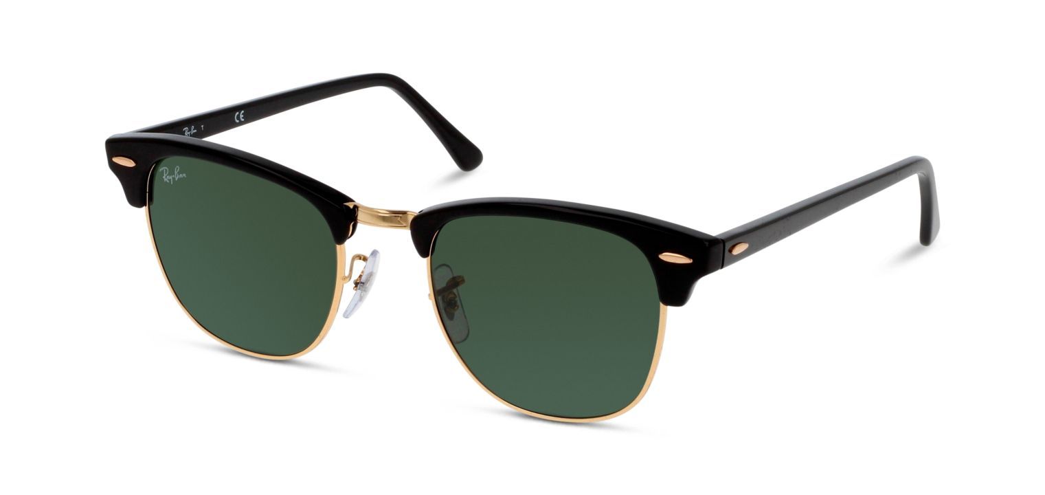 Ray-Ban Clubmaster Sonnenbrillen 0RB3016 Schwarz für Damen/Herren