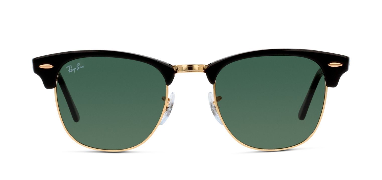 Ray-Ban Clubmaster Sunglasses 0RB3016 Black for Unisex