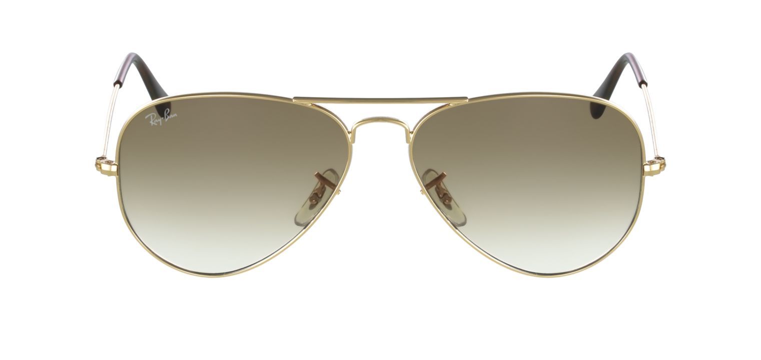 Ray-Ban Aviator Sunglasses 0RB3025 Gold for Unisex