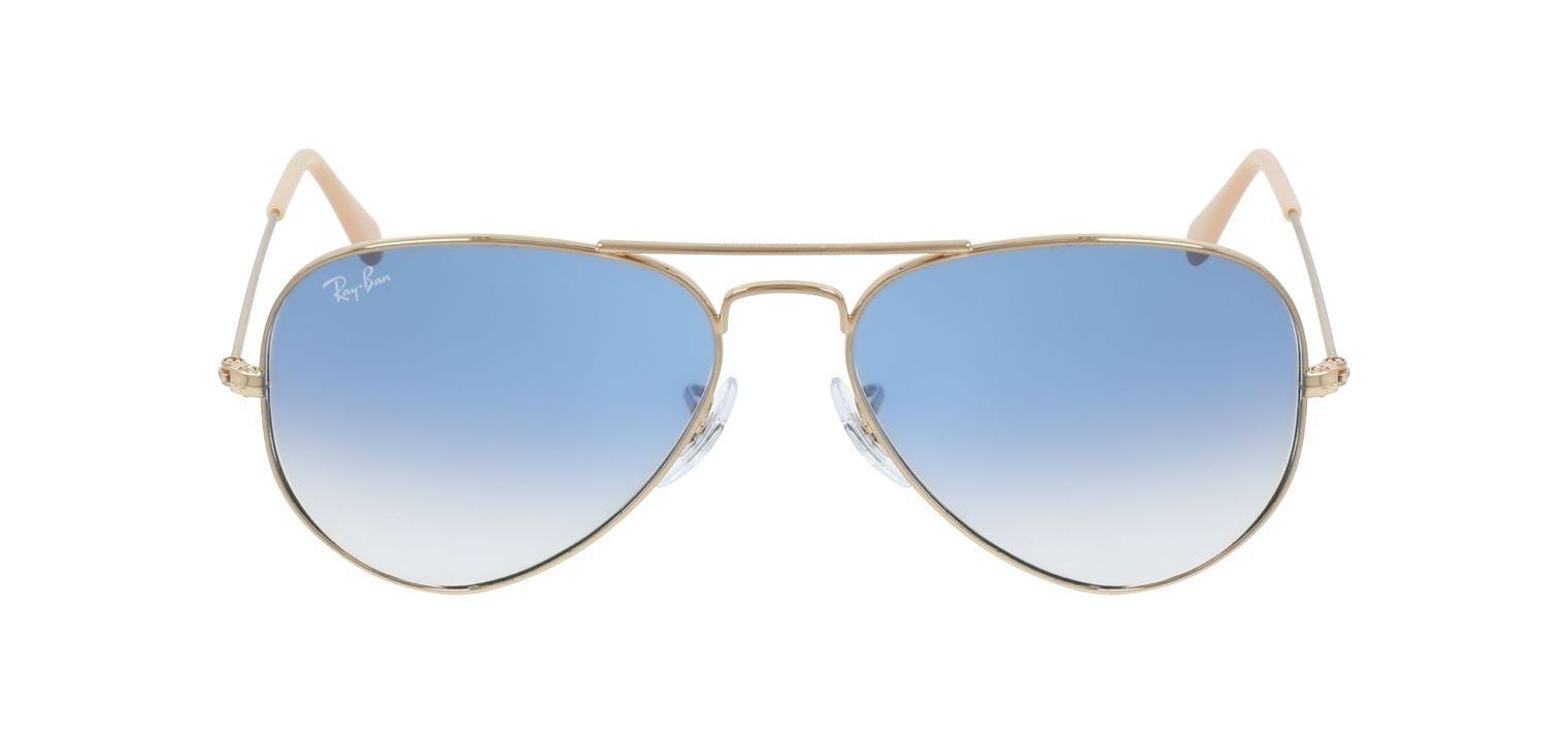 Ray-Ban Pilot Sunglasses 0RB3025 Gold for Unisex