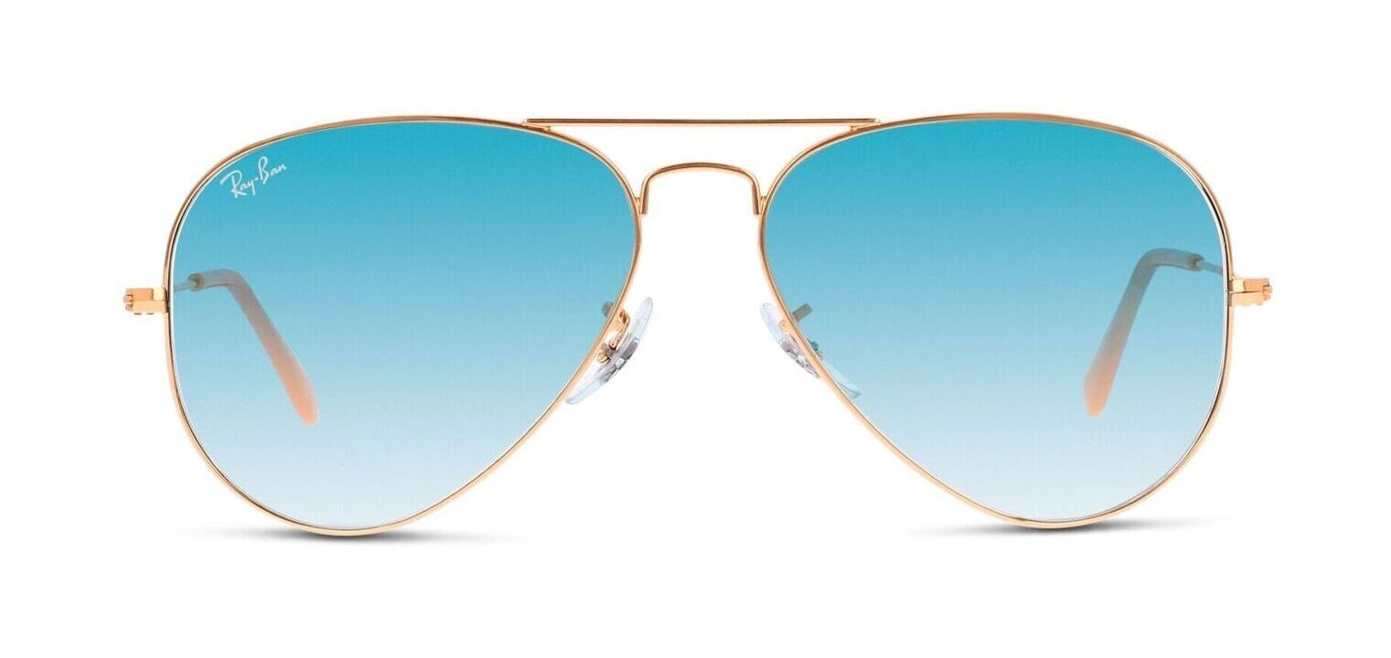 Lunettes de soleil Ray-Ban Aviator 0RB3025 Doré pour Homme-Femme