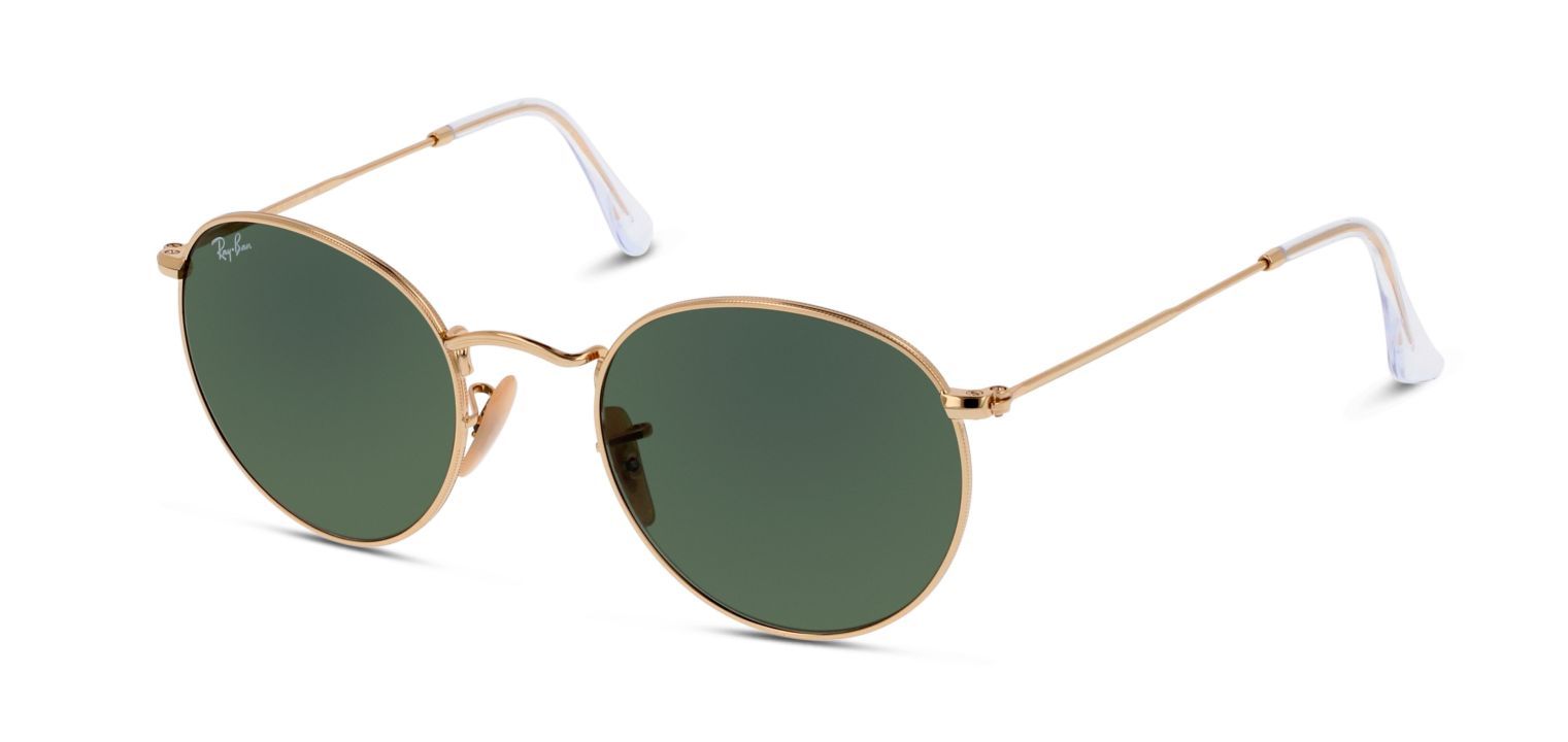 Ray-Ban Rund Sonnenbrillen 0RB3447 Gold für Herr