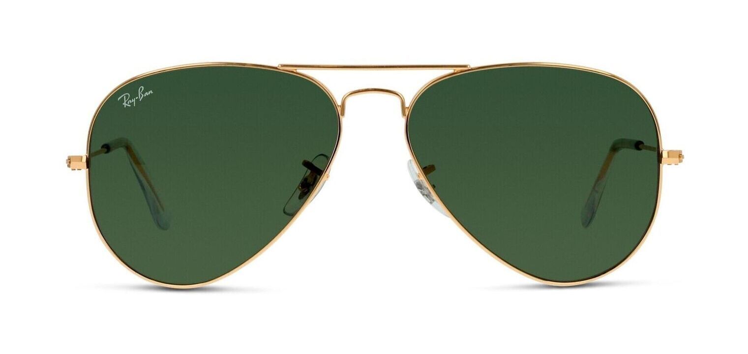 Ray-Ban Pilot Sunglasses 0RB3025 Gold for Unisex