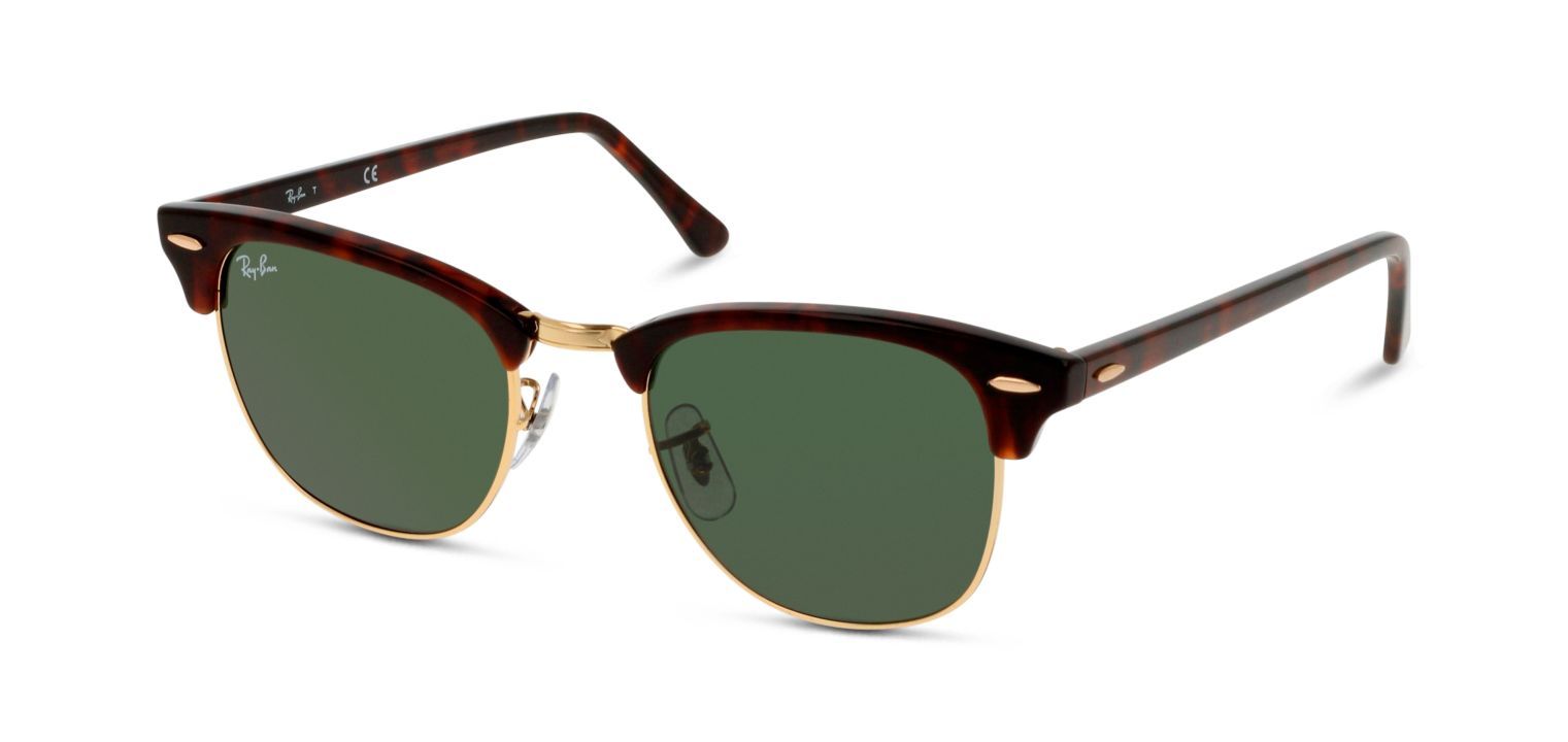 Ray-Ban Clubmaster Sonnenbrillen 0RB3016 Schildpatt für Herr-Dame