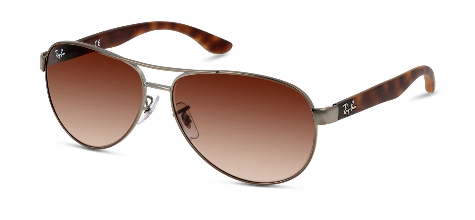 Ray-Ban Pilot Sunglasses 0RB3457 Grey for Man