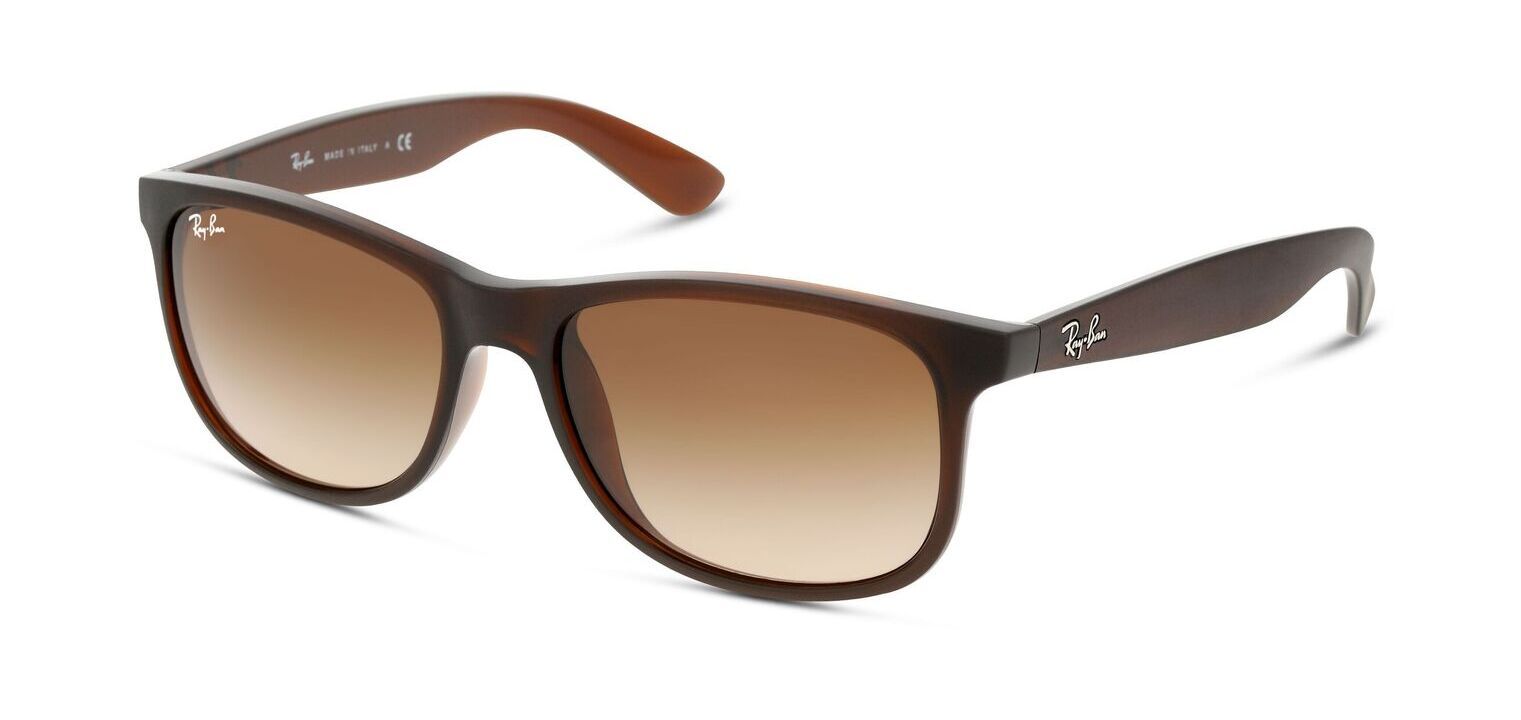 Ray-Ban Rectangle Sunglasses 0RB4202 Marron for Man