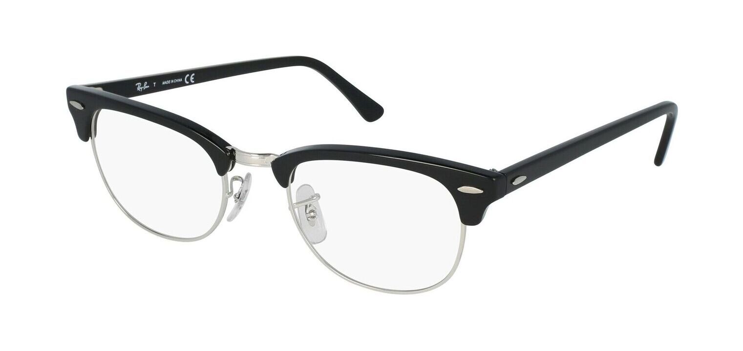 Lunettes de vue Ray-Ban Clubmaster RX5154 Noir pour Homme-Femme