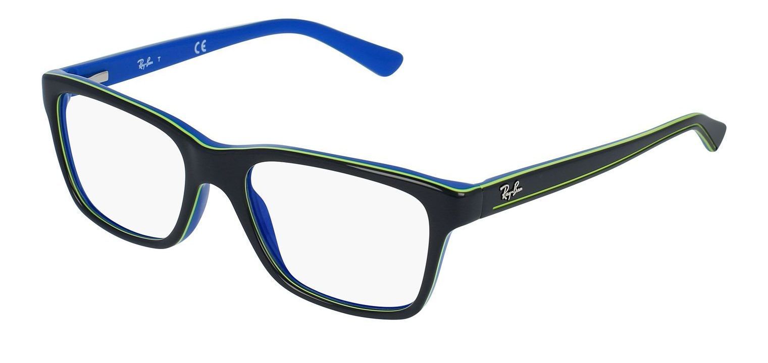 Ray-Ban Rechteckig Brillen 0RY1536 Schwarz für Kind